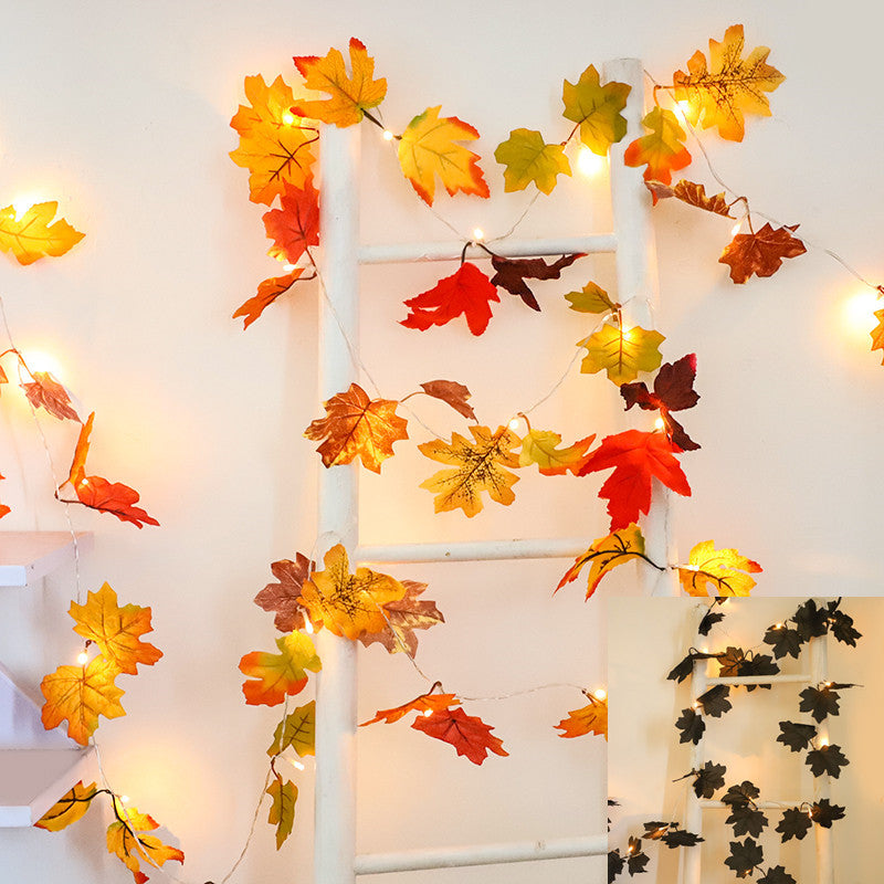 LED Herbstblatt Lichterkette