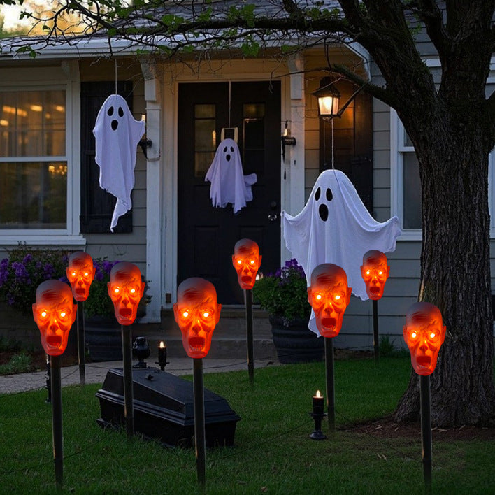 Gruselige Halloween Dekorations Skull Lichter