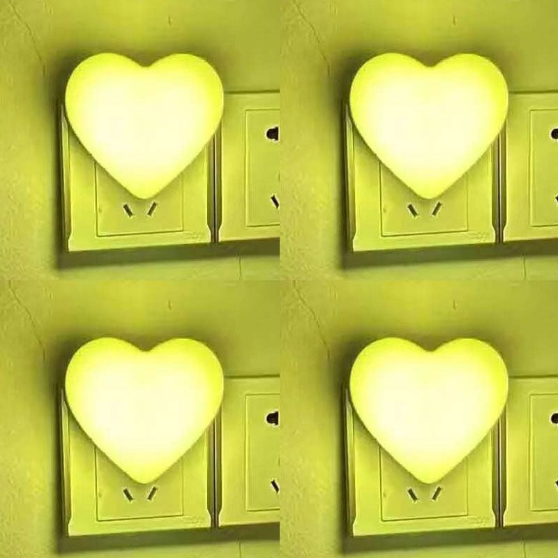 Herzförmiger Plug-In Ambient Nachtlicht mit sanftem LED-Leuchten