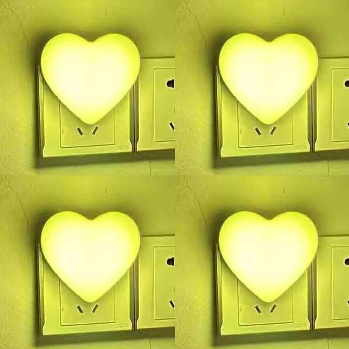 Herzförmiger Plug-In Ambient Nachtlicht mit sanftem LED-Leuchten
