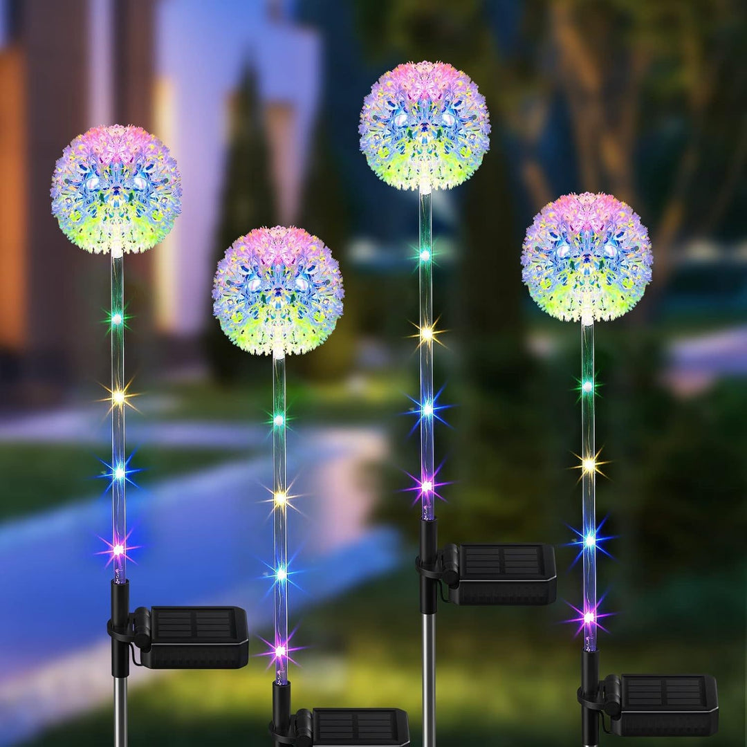 Solarbetriebene LED Löwenzahn Gartenstecklichter