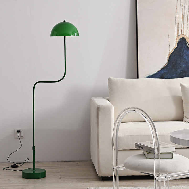 Kurvige moderne Stehlampe