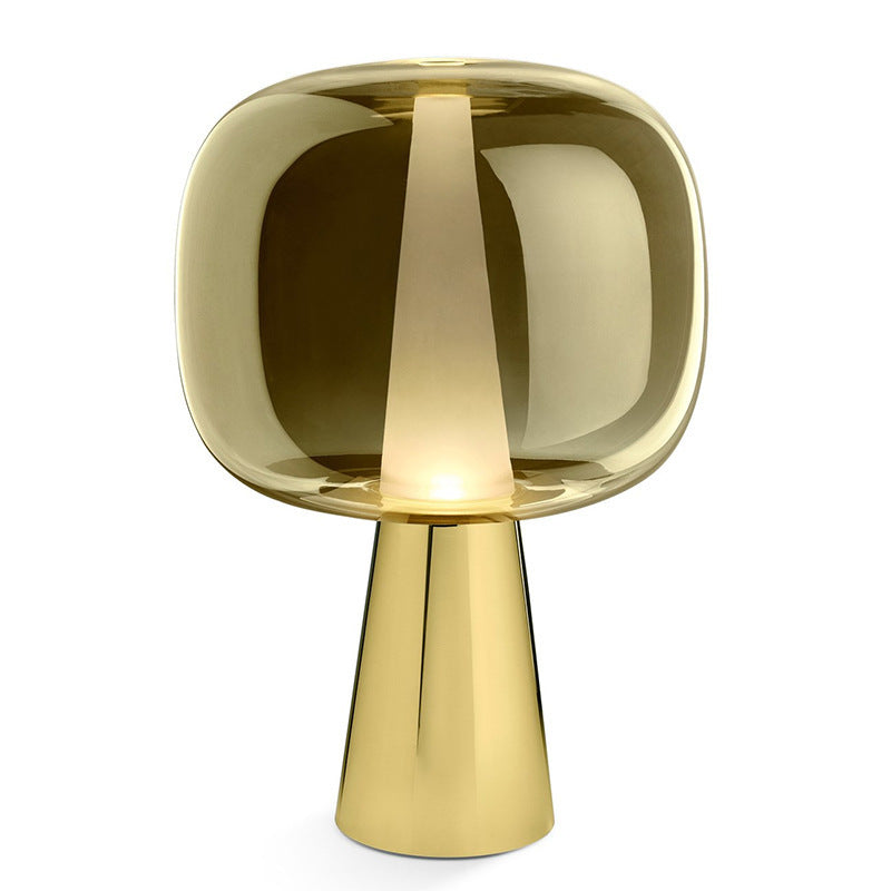 Moderner Minimalistischer Stehlampe mit Transparenter Basis