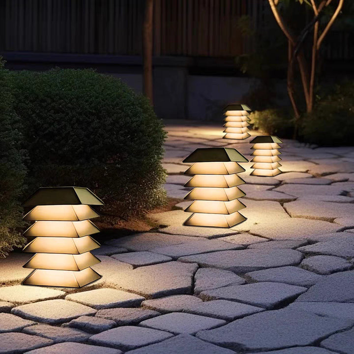Dekorative Stehlampe mit modernem geometrischem Design