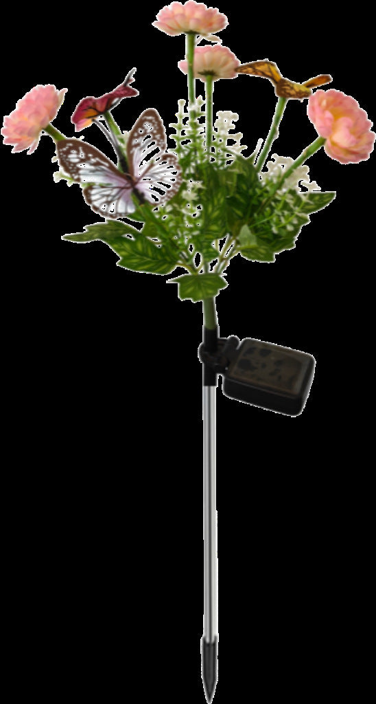 Solarbetriebene dekorative Blumenstecklichter