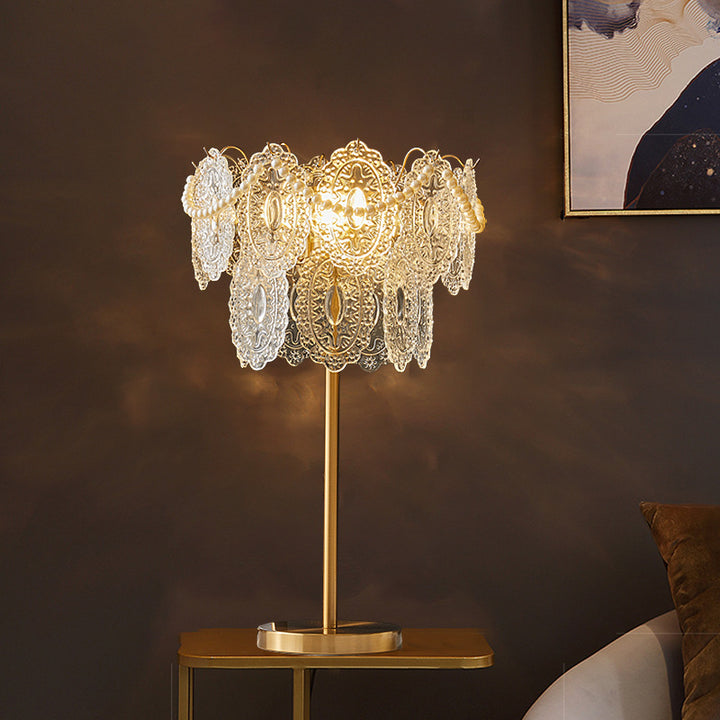 Dekorative Kristall Tischlampe