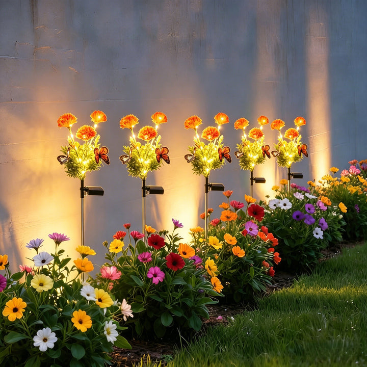 Solarbetriebene Schmetterling Dekorative Gartensteckerlichter