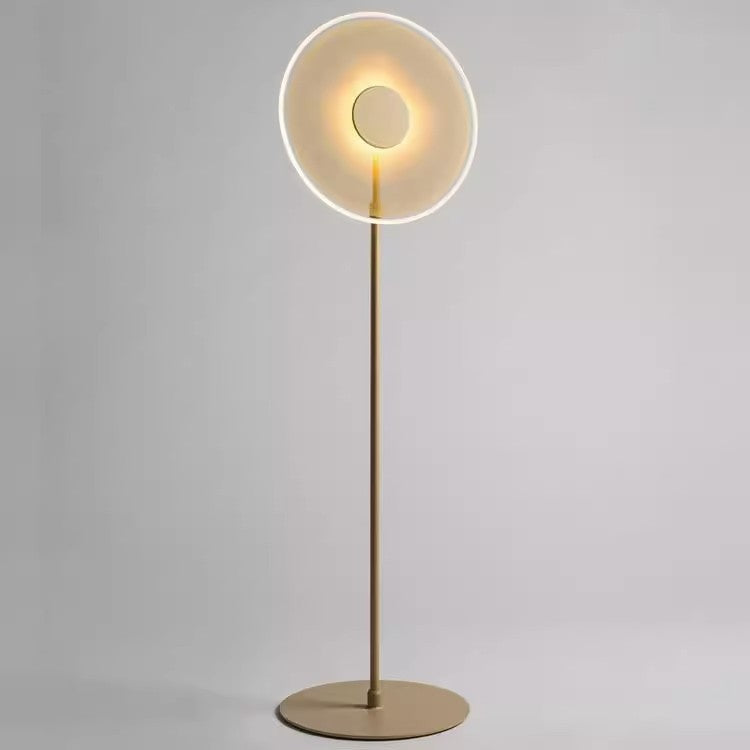 Moderne zirkuläre Stehfußlampe