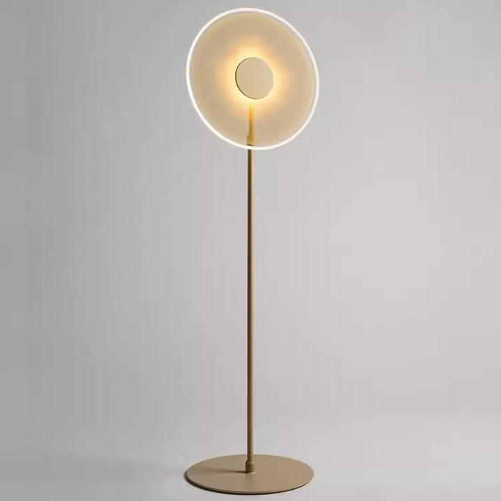 Moderne zirkuläre Stehfußlampe