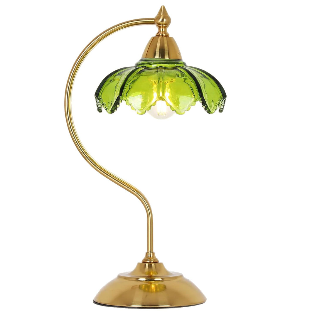 Künstlerische florale Tischlampe