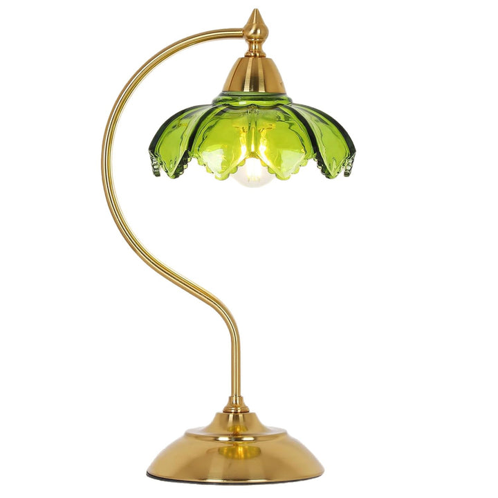 Künstlerische florale Tischlampe