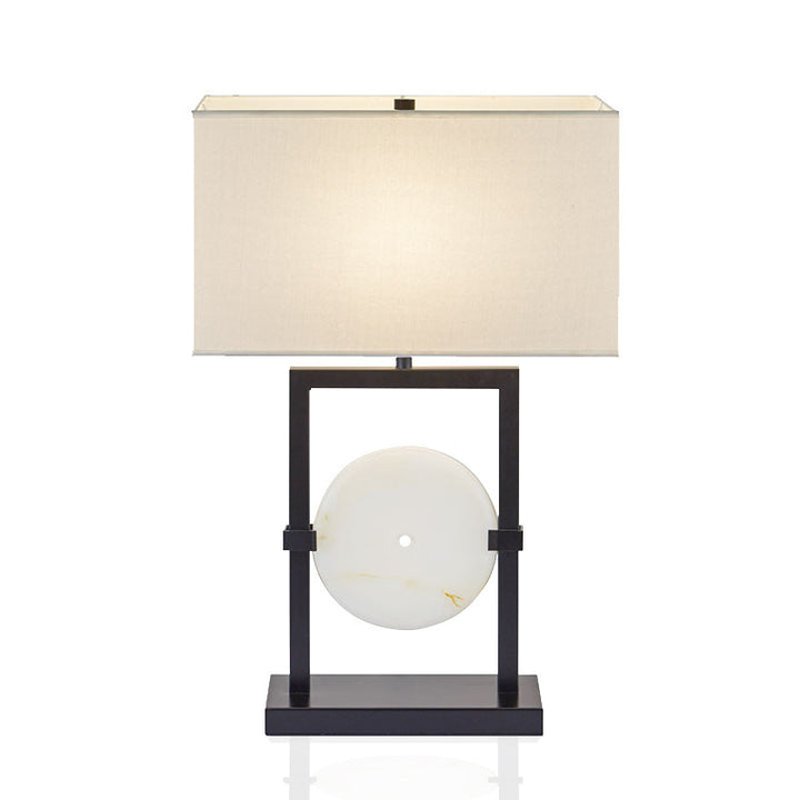 Zeitgenössische Tischlampe mit elegantem geometrischem Design