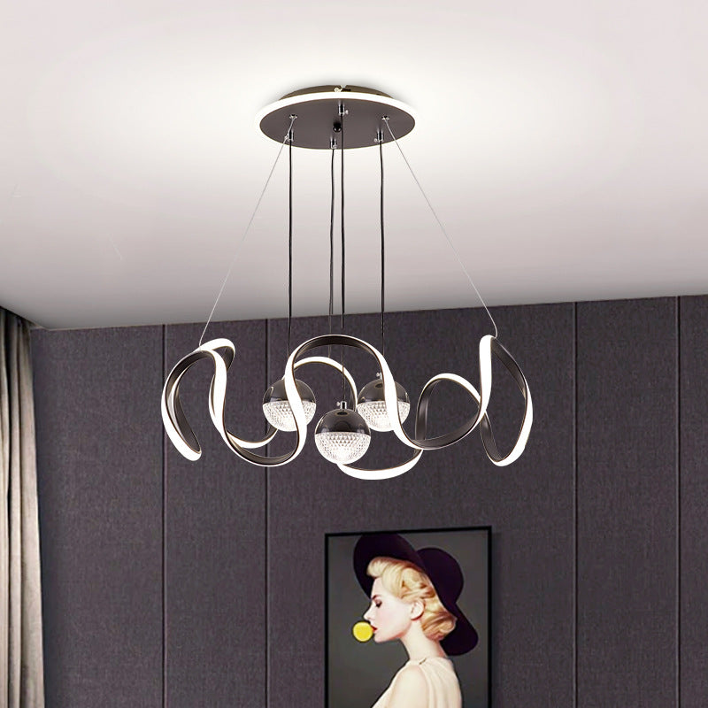 Künstlerische LED-Cluster-Deckenleuchte