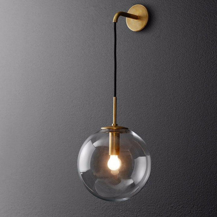 Stylische Globus Pendelleuchte