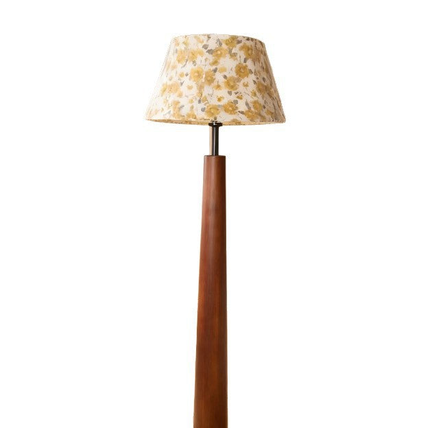 Stylische Blumen Schatten Holz Stehlampe
