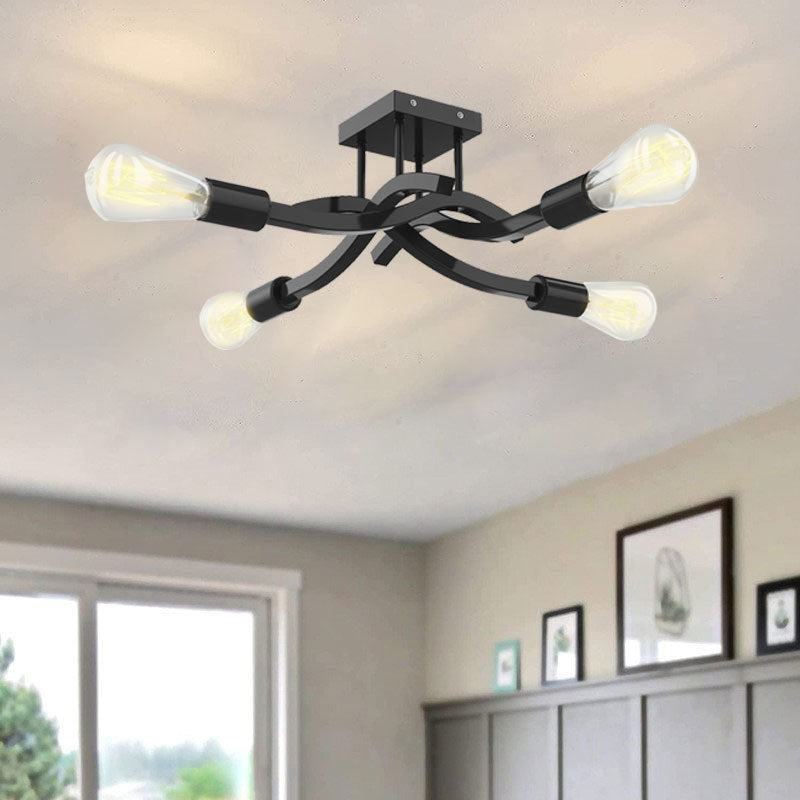 Künstlerische Wirbel-Deckenlampe