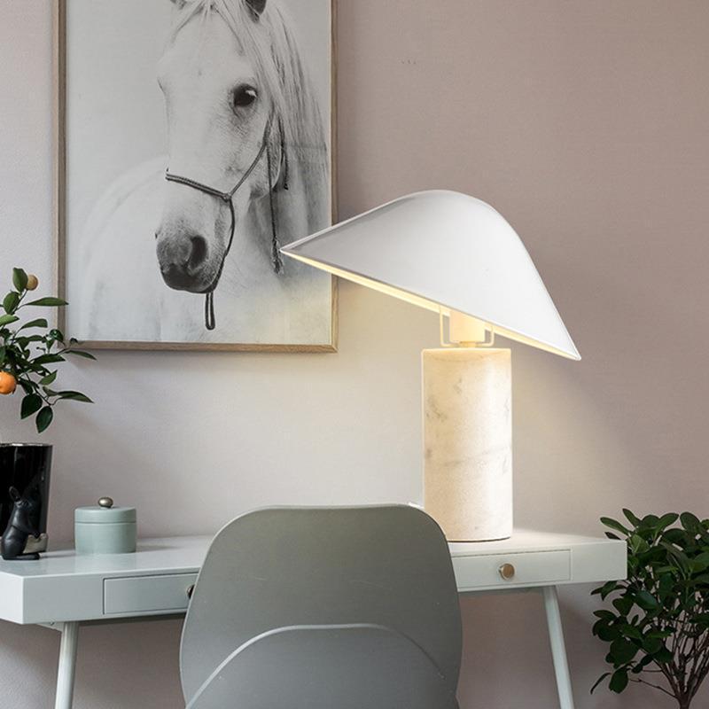 Moderne Marmor Basis Tischlampe