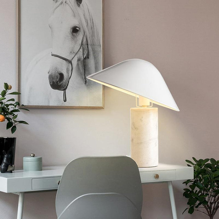 Moderne Marmor Basis Tischlampe