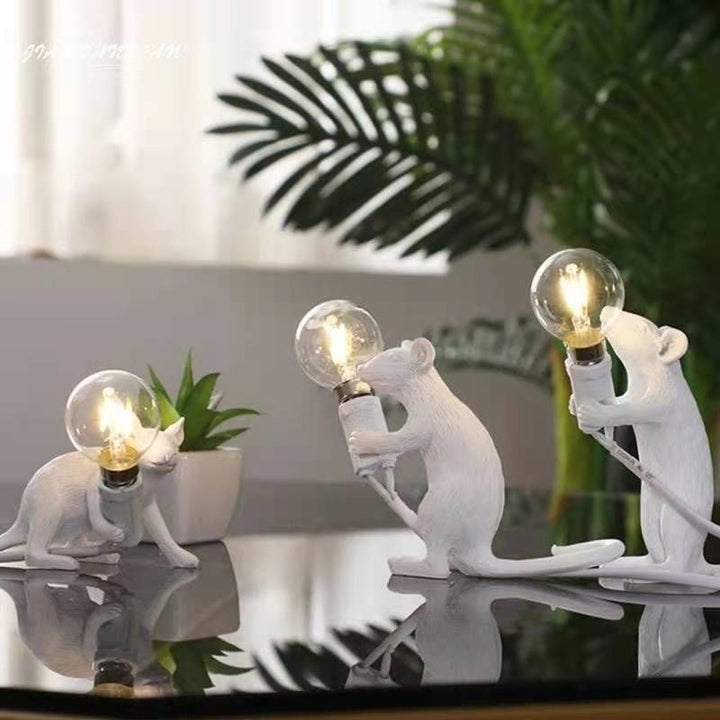 Künstlerische Maus Tischlampe