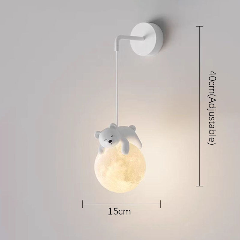 Hängender Mond- und Hasenpendelleuchte