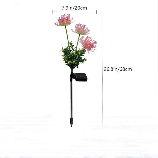 Solarbetriebene dekorative Blumen-Gartenstecker