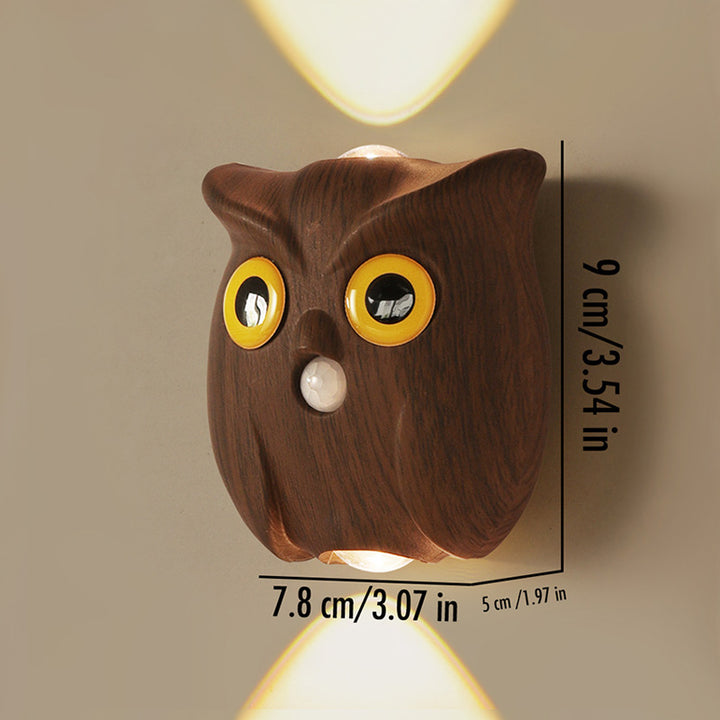 Dekorative Eulen-Nachtlampe