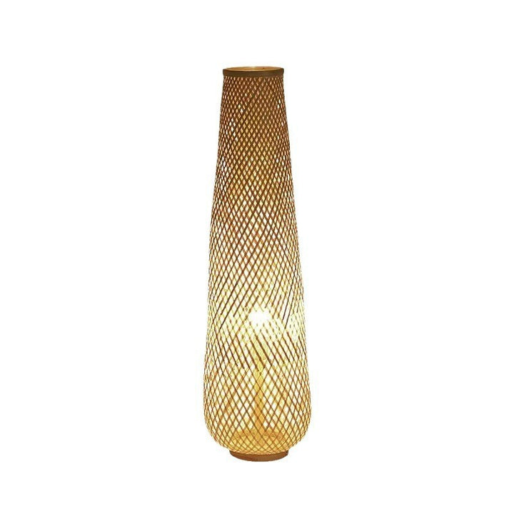 Künstlerische Rattan Stehlampe