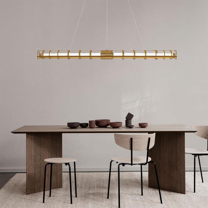 Moderne lineare Pendelleuchte