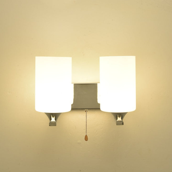 Moderne Dual-Opal Wandleuchte