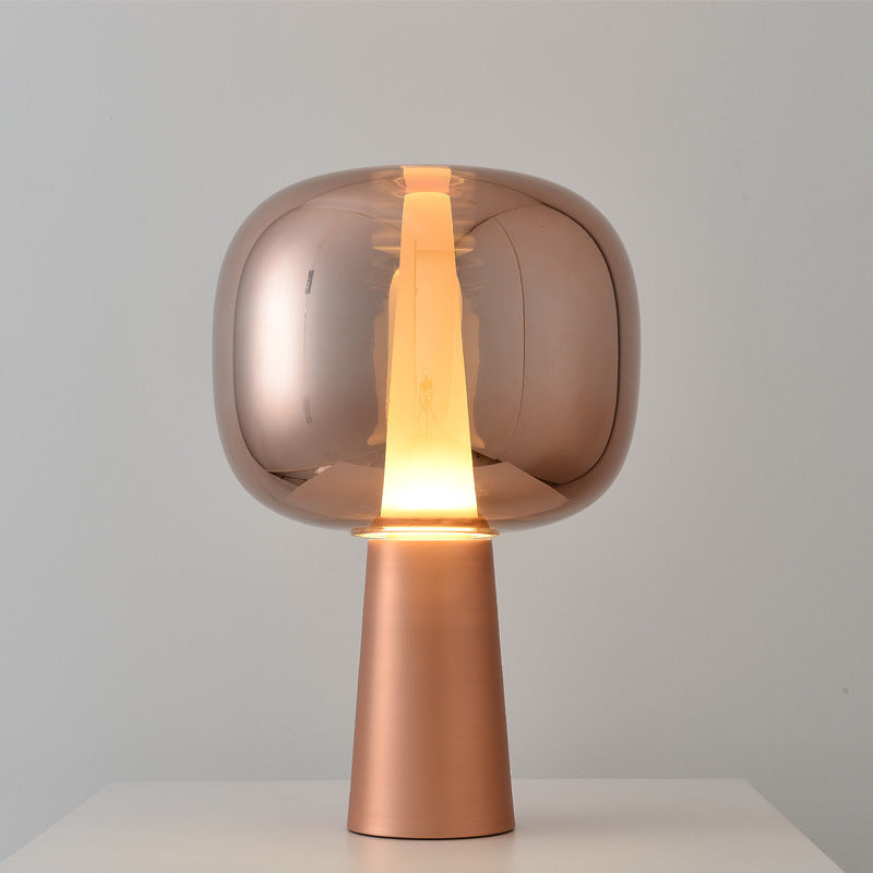 Moderner Minimalistischer Stehlampe mit Transparenter Basis