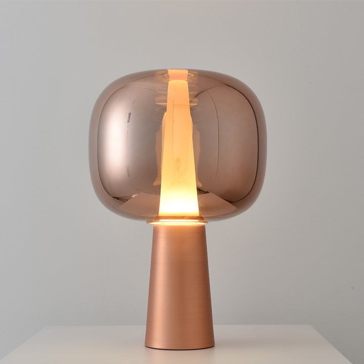 Moderner Minimalistischer Stehlampe mit Transparenter Basis