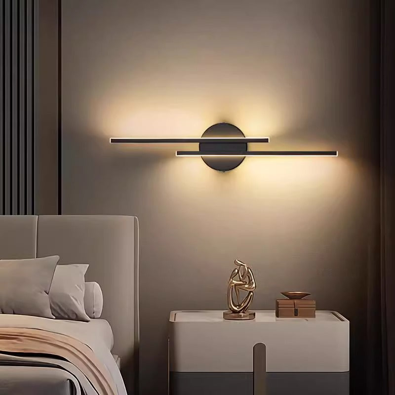 Moderne LED Wandleuchtenarmatur