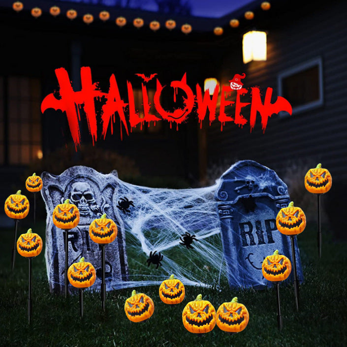 Dekorative Halloween Kürbislampe