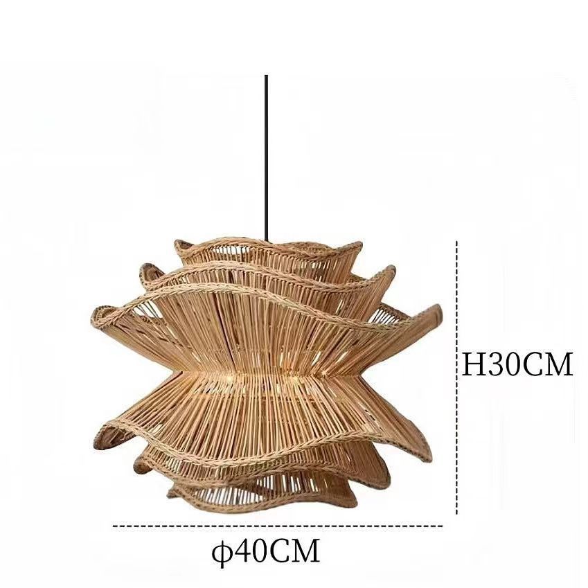 Zeitgenössische elegante gewellte Pendelleuchte