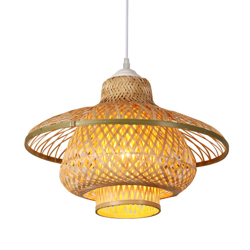 Woven Bamboo Deckenlampe