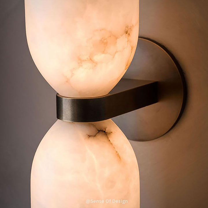 Moderne Alabaster Wandleuchte