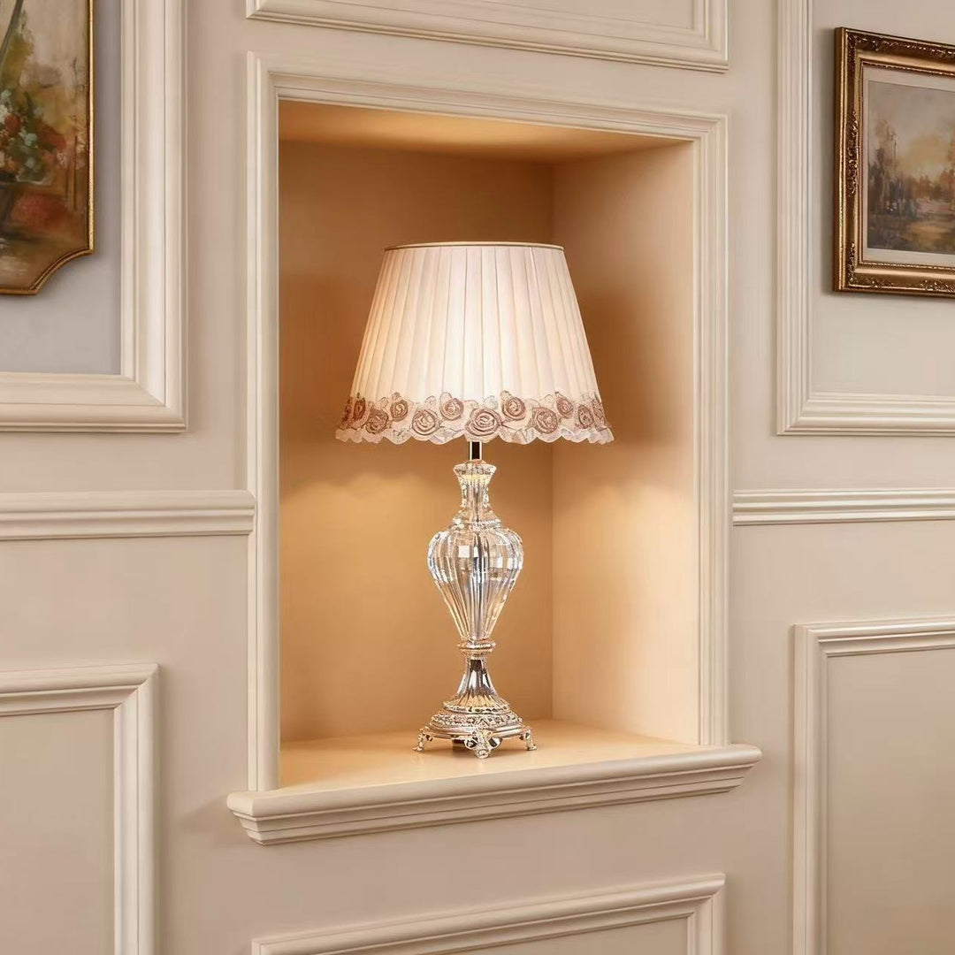 Elegante Kristall Dekorative Tischlampe