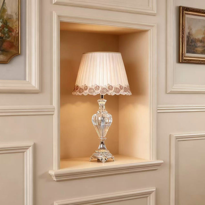 Elegante Kristall Dekorative Tischlampe