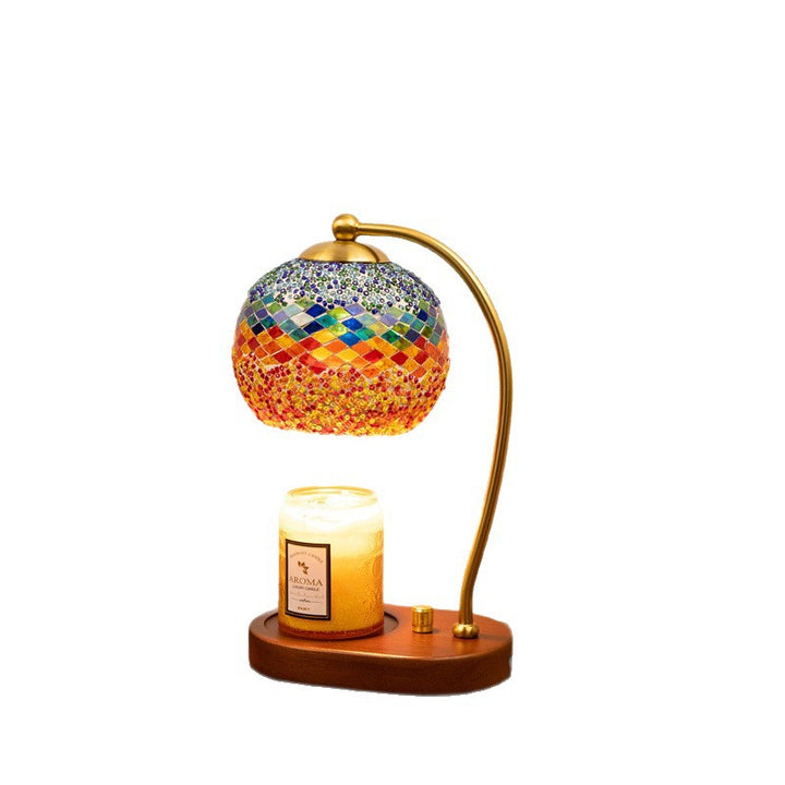 Mosaik Glas Tischlampe