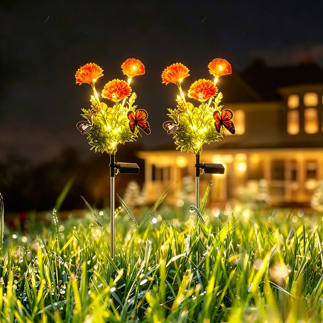 Solarbetriebene Schmetterling Dekorative Gartensteckerlichter