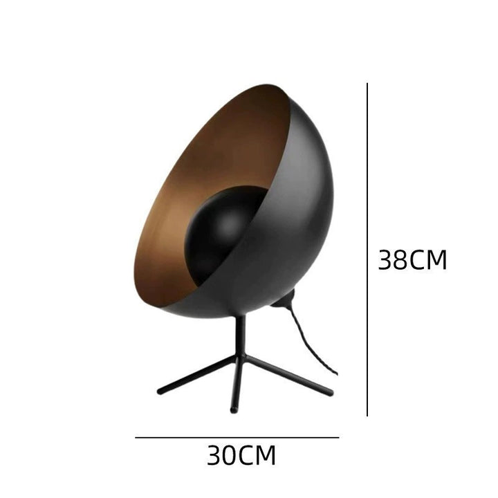 Moderne dekorative Tischlampe mit einzigartigem geometrischem Design