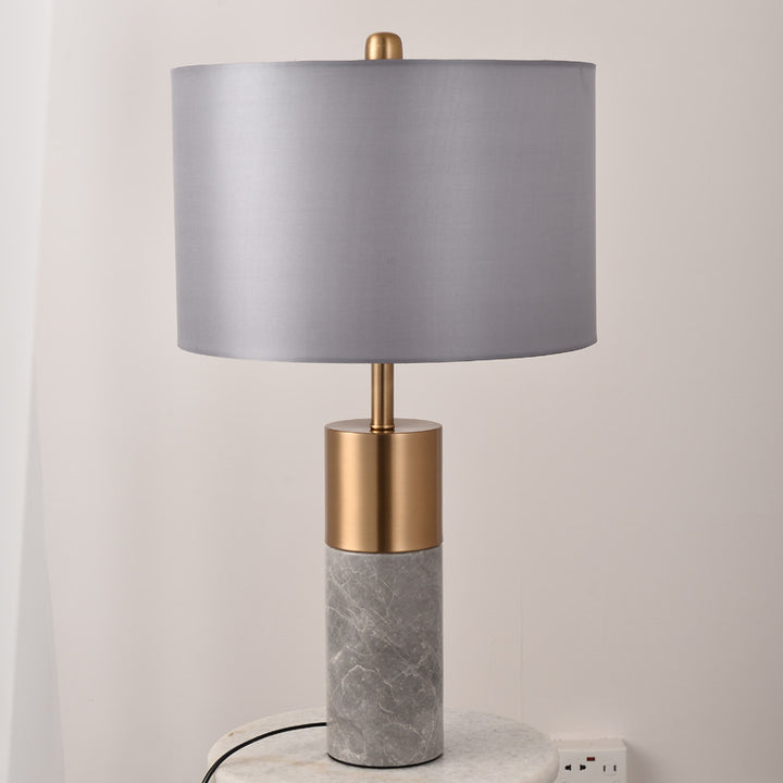 Zeitgenössische Marmor- und Metall-Tischlampe