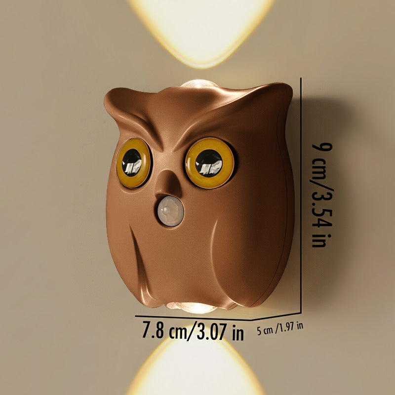 Dekorative Eulen-Nachtlampe