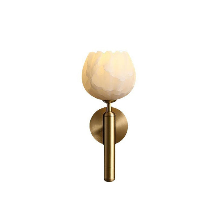 Modern minimalist Wandlampe mit Marmorakzent