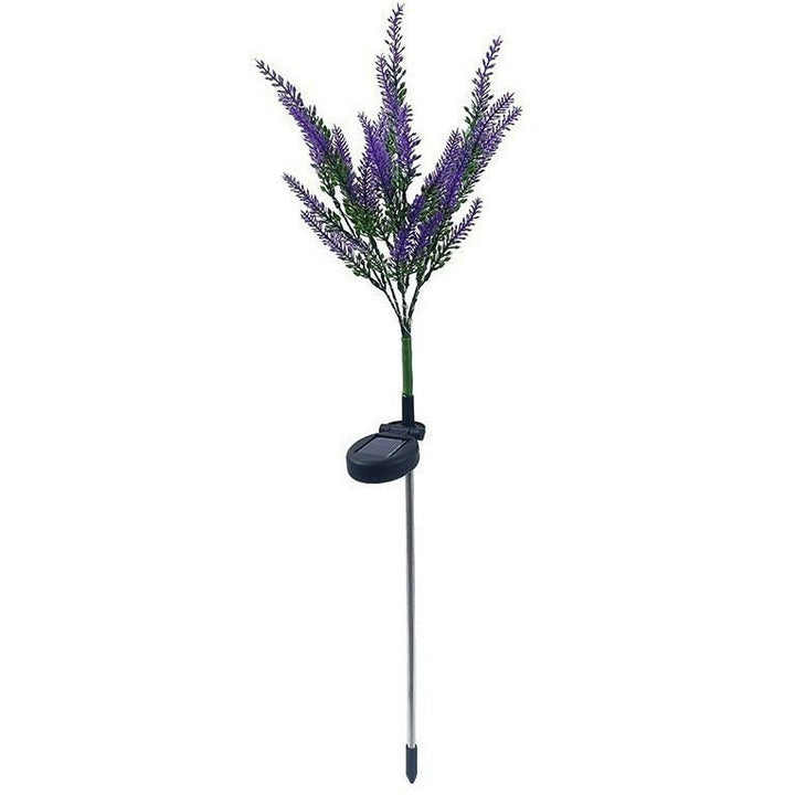 Solar LED Kunstlavendel Gartensteckerlichter