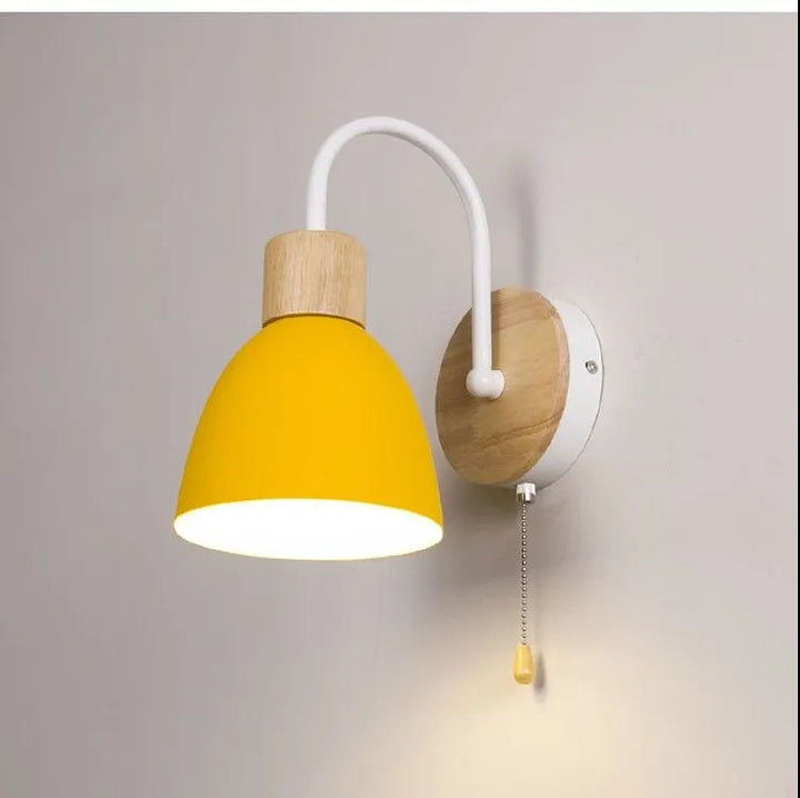 Moderne Holz Wandlampe