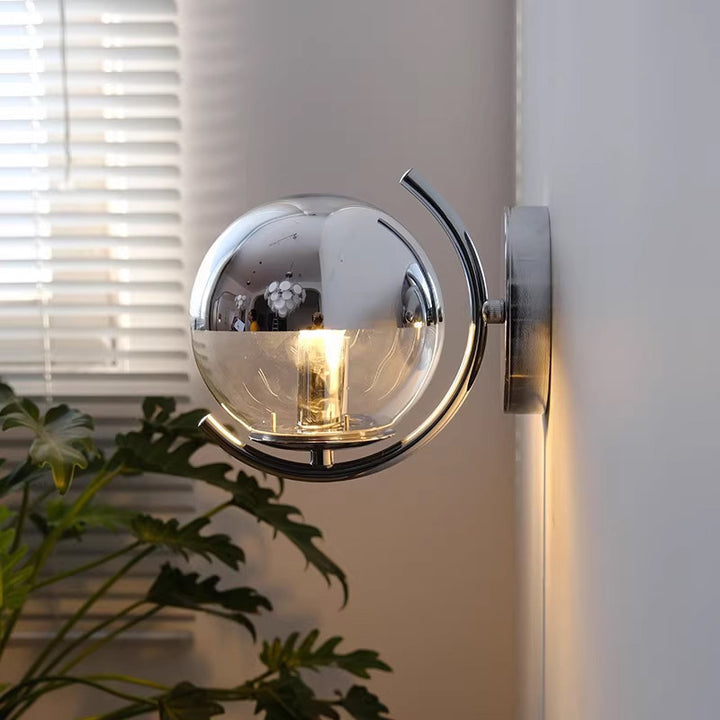 Moderne geometrische Globus Pendelleuchte