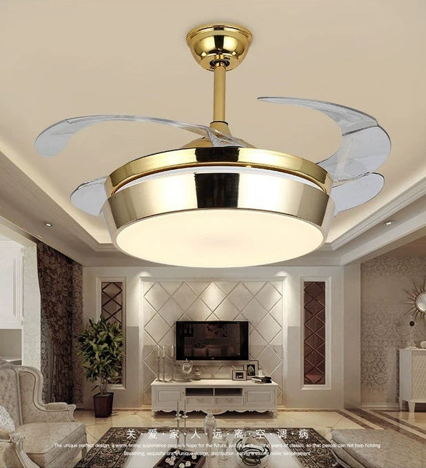 Zeitgenössische Deckenventilator Lichtinstallation