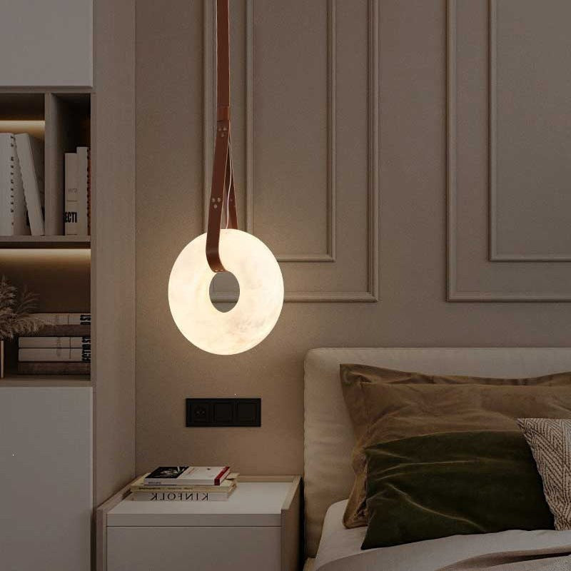 Minimalistische LED Ring Pendelleuchte