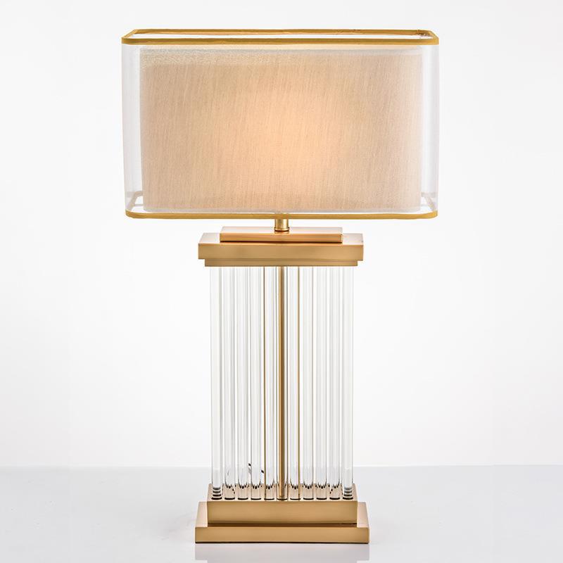 Elegante Kristall Tischlampe